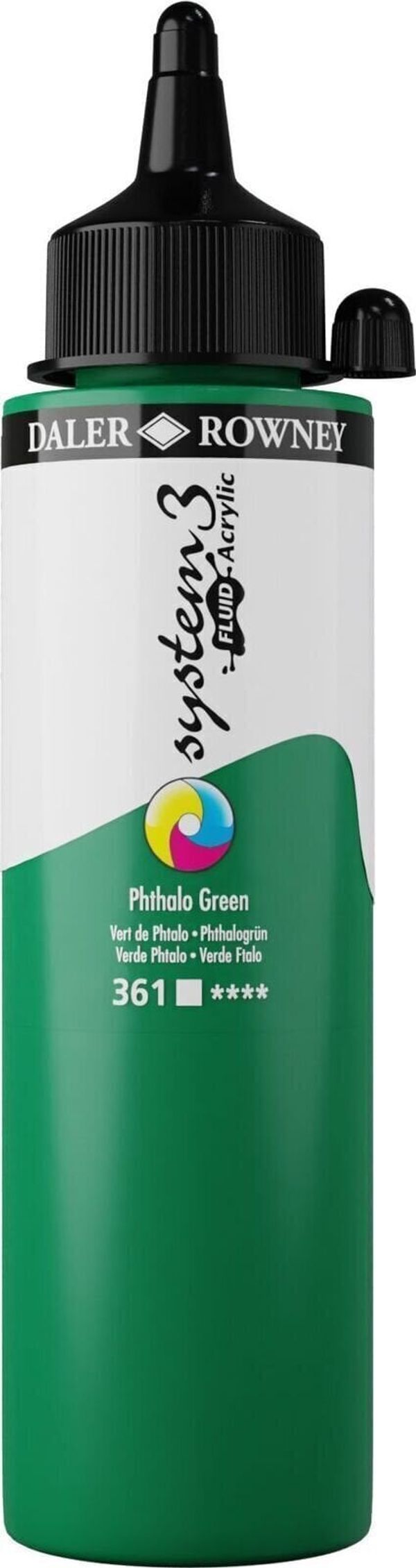 Daler Rowney Daler Rowney System3 АКРИЛНА боя Phthalo Green 250 ml 1 бр