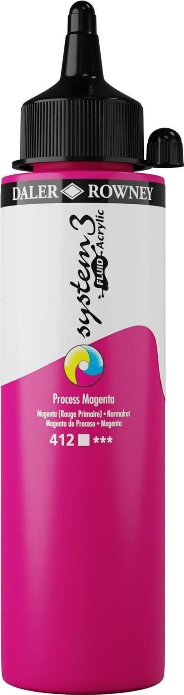Daler Rowney Daler Rowney System3 АКРИЛНА боя Process Magenta 250 ml 1 бр