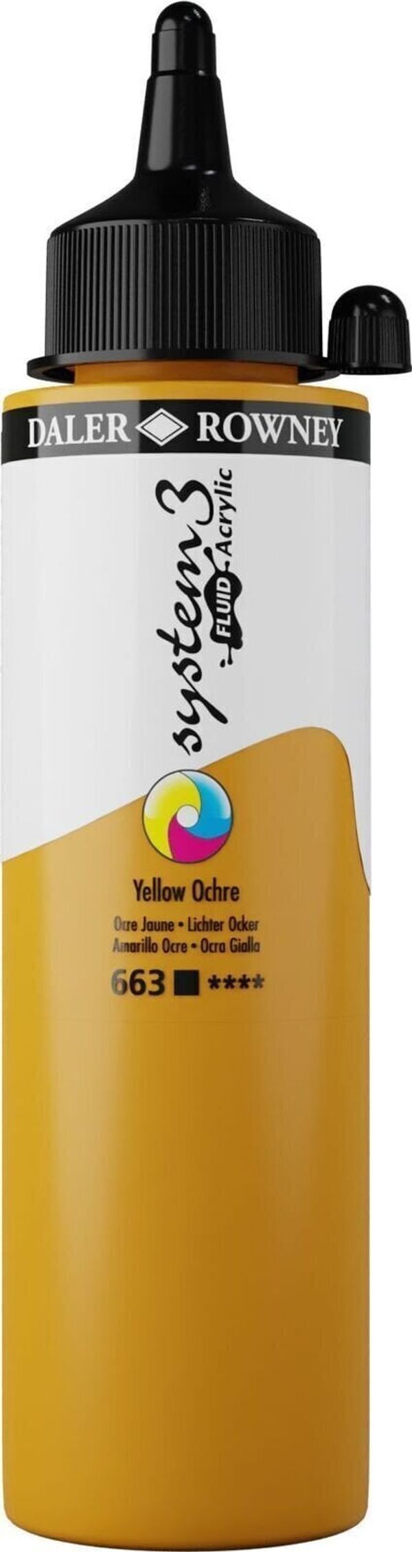 Daler Rowney Daler Rowney System3 АКРИЛНА боя Yellow Ochre 250 ml 1 бр