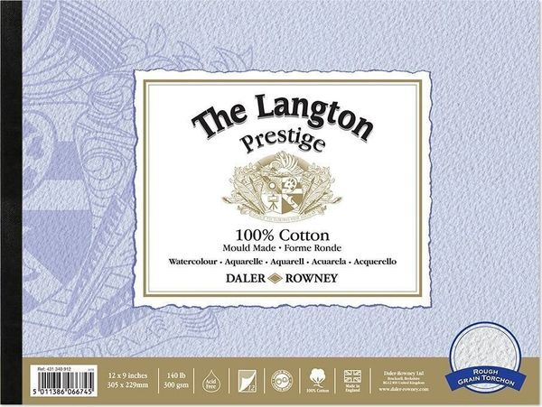 Daler Rowney Daler Rowney The Langton Prestige Watercolour Скицник 30,5 x 22,9 cm 300 g