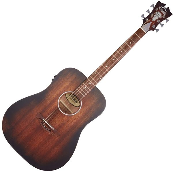 D'Angelico D'Angelico Premier Lexington LS Aged Mahogany Електро-акустична китара Дреднаут