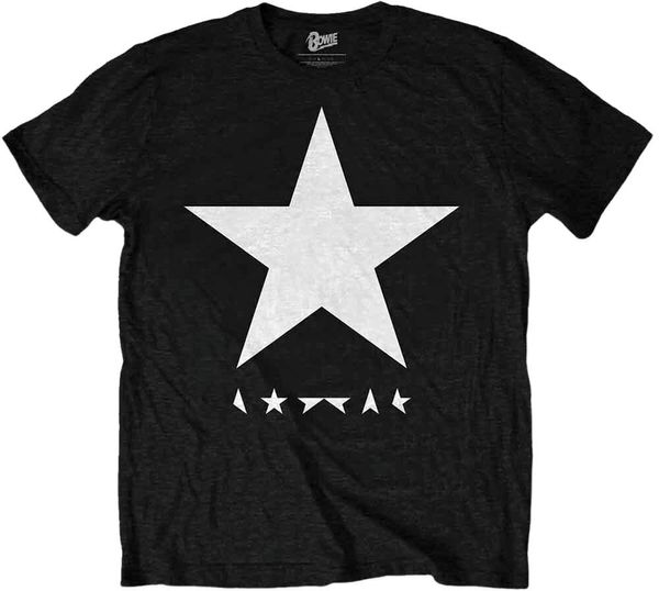 David Bowie David Bowie Риза Blackstar (White Star on Black) Unisex Black S