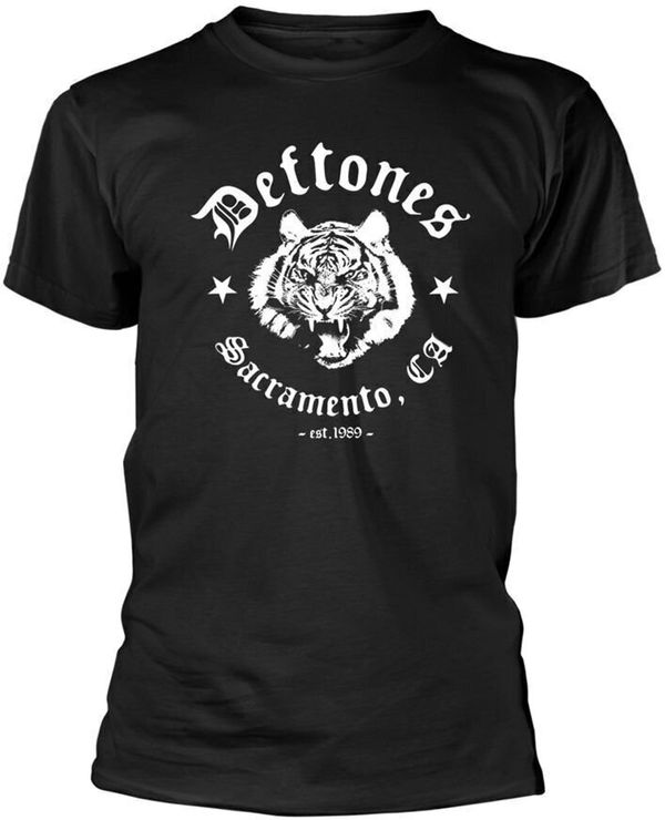 Deftones Deftones Риза Tiger Sacramento Unisex Black XL