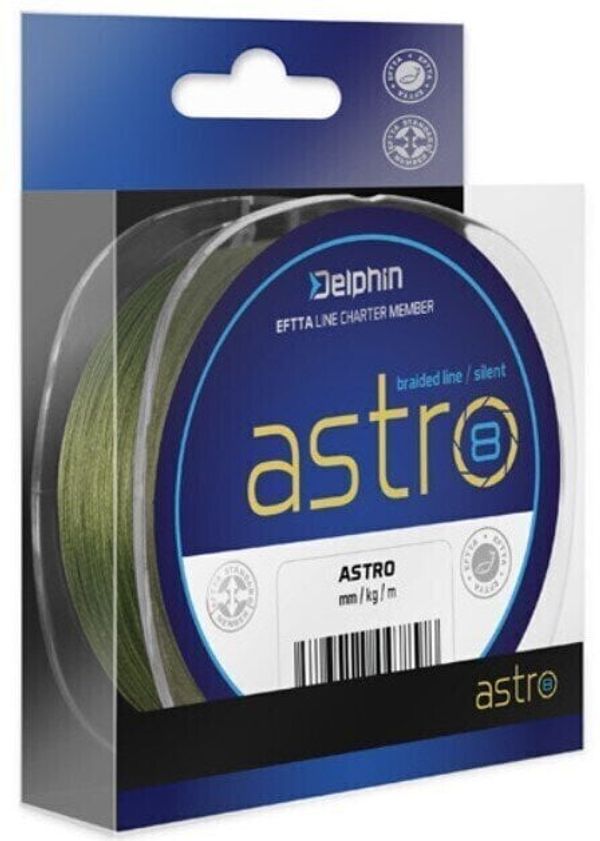 Delphin Delphin Astro 8 Green 0,27 mm 300 m 44 lbs Плетена линия