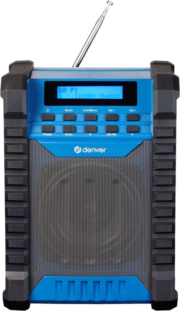 Denver Denver WRD-60 Портативна/Преносима тонколона Blue