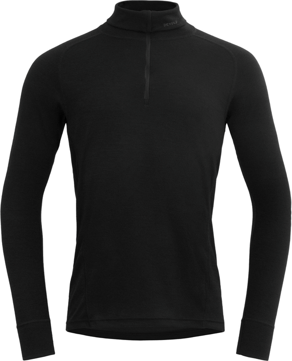 Devold Devold Duo Active Merino 205 Zip Neck Man Black S Tермобельо