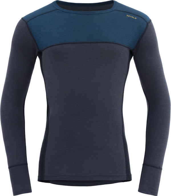 Devold Devold Lauparen Merino 190 Shirt Man Flood/Night/Ink L Tермобельо