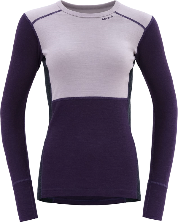 Devold Devold Lauparen Merino 190 Shirt Woman Orchid/Lilac/Ink S Tермобельо