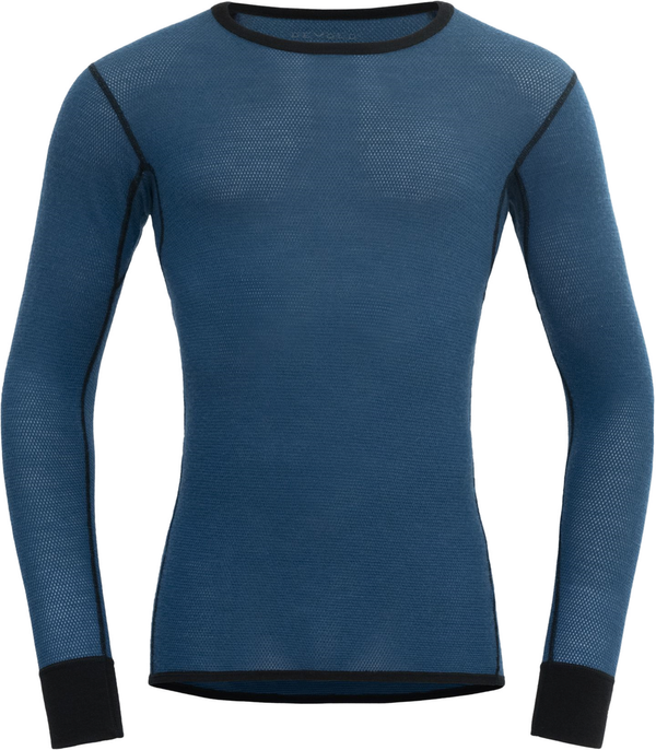 Devold Devold Wool Mesh 190 Shirt Man Flood/Caviar XL Tермобельо