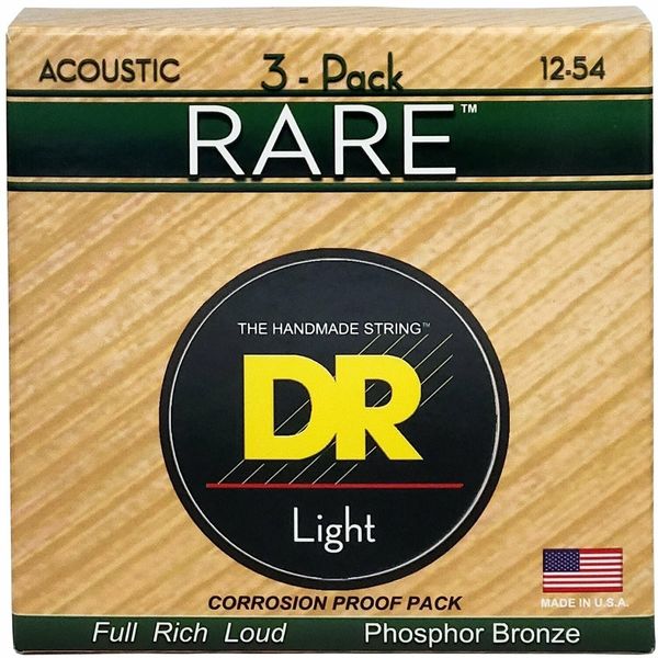 DR Strings DR Strings RPM-12 Rare 3-Pack