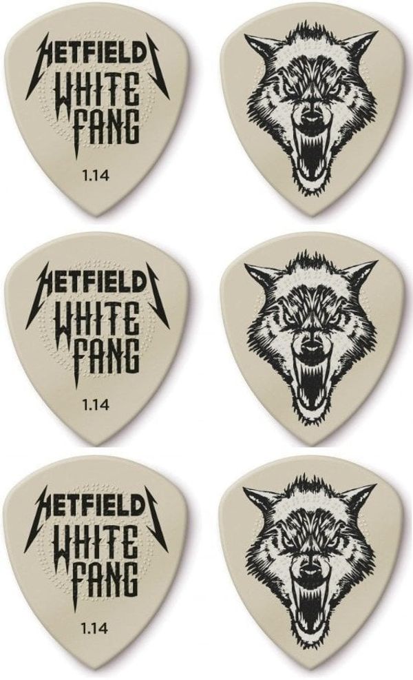 Dunlop Dunlop James Hetfield White Fang Custom Flow Pick 1.14 6 Pack