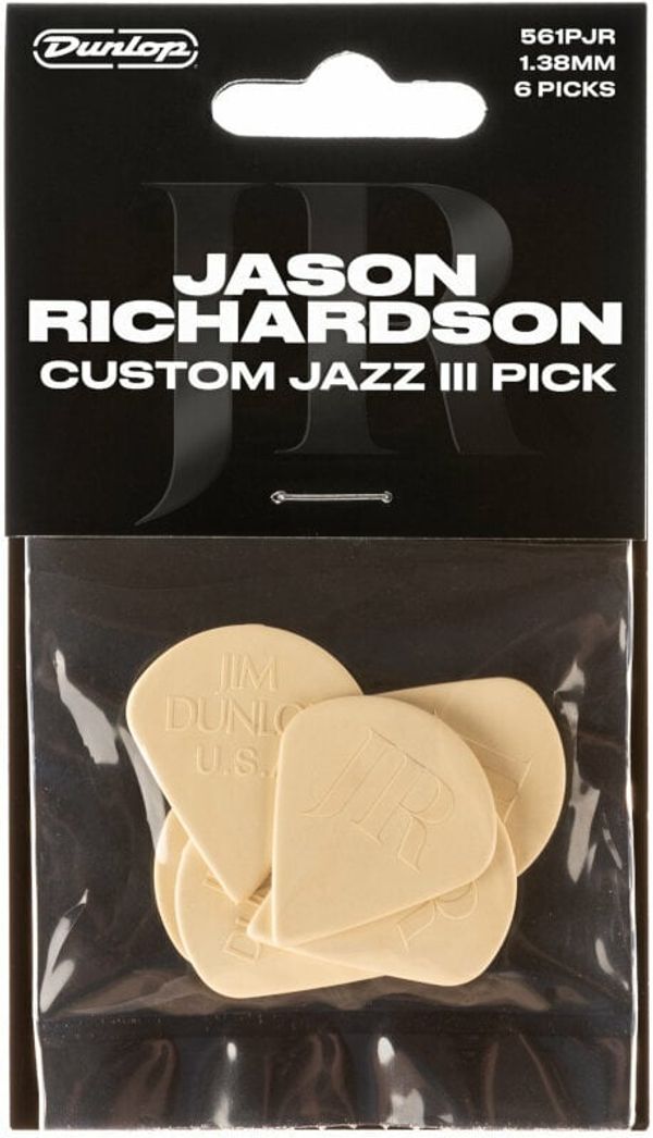 Dunlop Dunlop Jason Richardson Custom Jazz III 6 pack