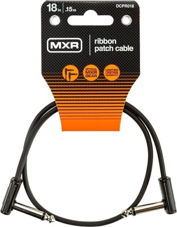 Dunlop MXR Dunlop MXR DCPR018 Ribbon Patch Cable 18in 46 cm Ъглов - Ъглов Пач кабел