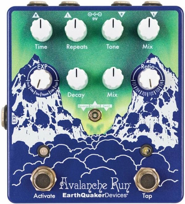 EarthQuaker Devices EarthQuaker Devices Avalanche Run V2 Aurora Borealis Eфект за китара