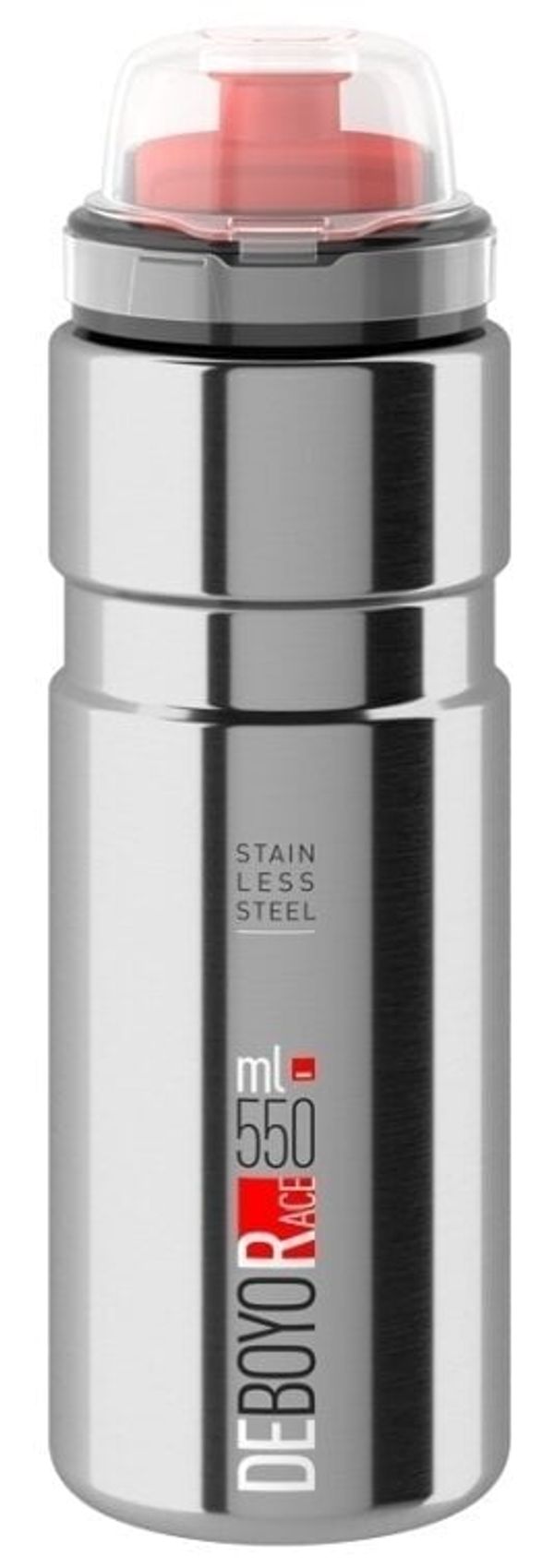 Elite Cycling Elite Cycling Deboyo Race Silver Glossy 550 ml Бутилка за велосипед