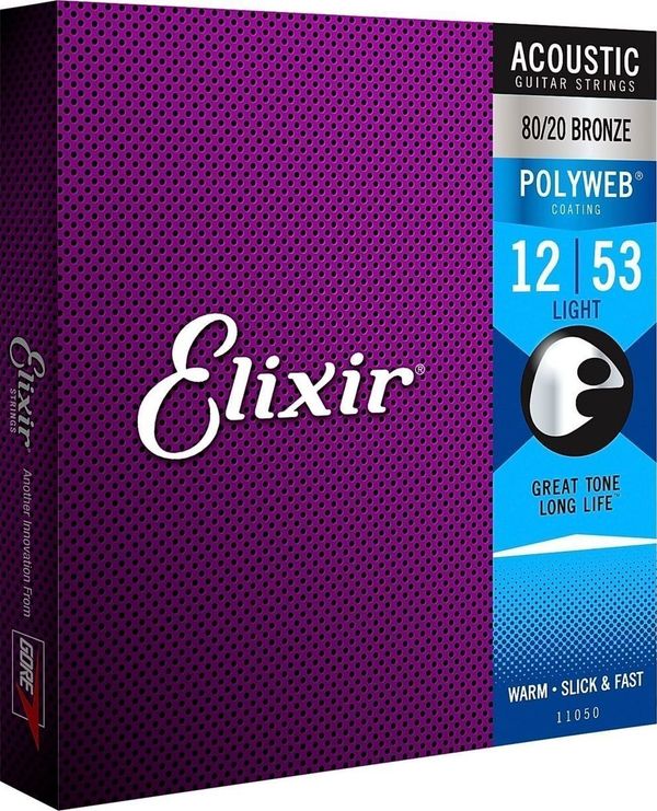 Elixir Elixir 11050 Polyweb 12-53 Струни за акустична китара