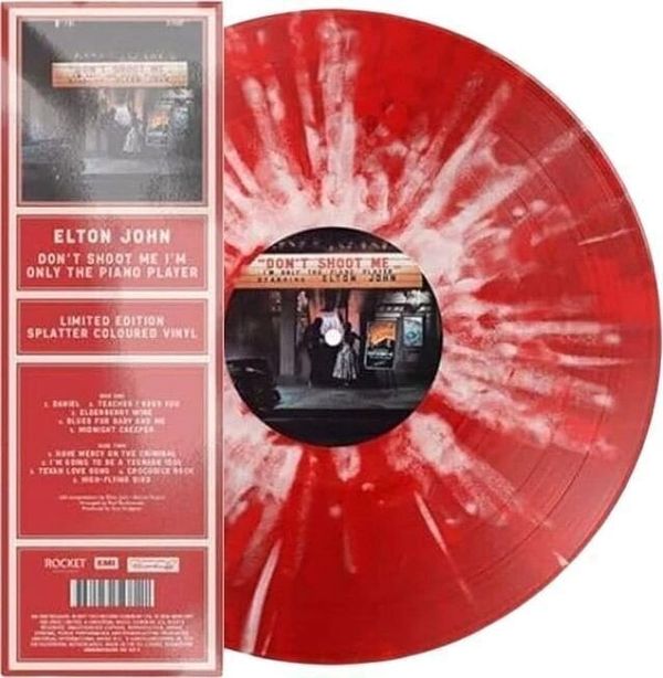 Elton John Elton John - Don’t Shoot Me I’m Only The Piano Player (Red Splatter Coloured) (LP)
