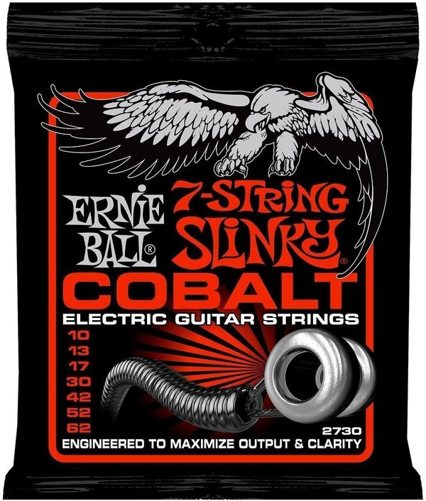 Ernie Ball Ernie Ball 2730 Slinky Cobalt 7-String Струни за електрическа китара