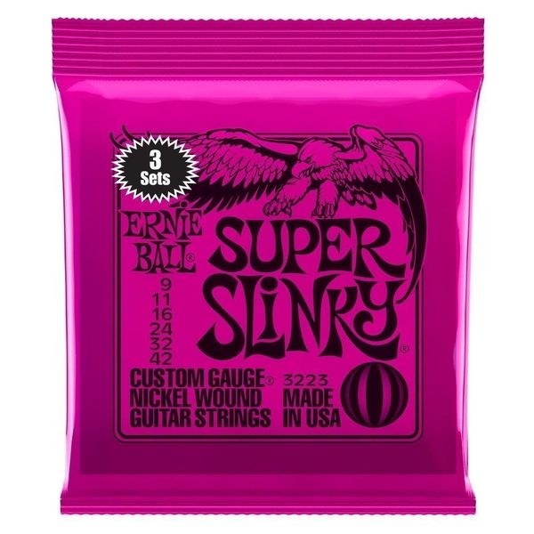 Ernie Ball Ernie Ball 3223 Super Slinky 3-Pack