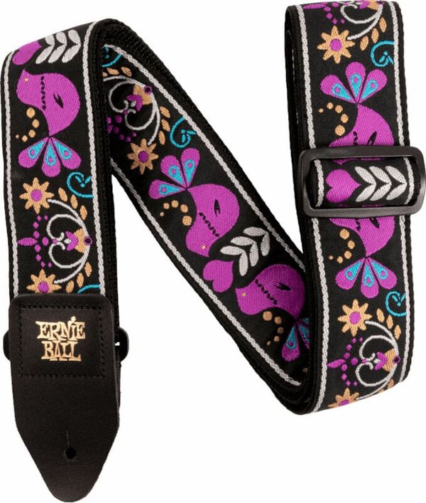 Ernie Ball Ernie Ball 5331 Purple Bird Lupin Jacquard Strap Колан за китара Purple Bird Lupin