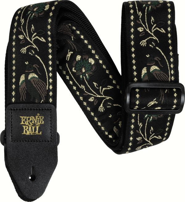 Ernie Ball Ernie Ball Classic Jacquard Guitar/Bass Strap Колан за китара Black Pleasant Pheasant