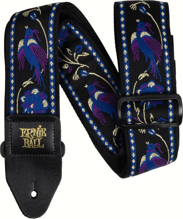 Ernie Ball Ernie Ball Classic Jacquard Guitar/Bass Strap Колан за китара Purple Pleasant Pheasant