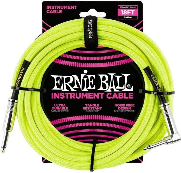 Ernie Ball Ernie Ball P06085-EB Жълт 5,5 m Директен - Ъглов