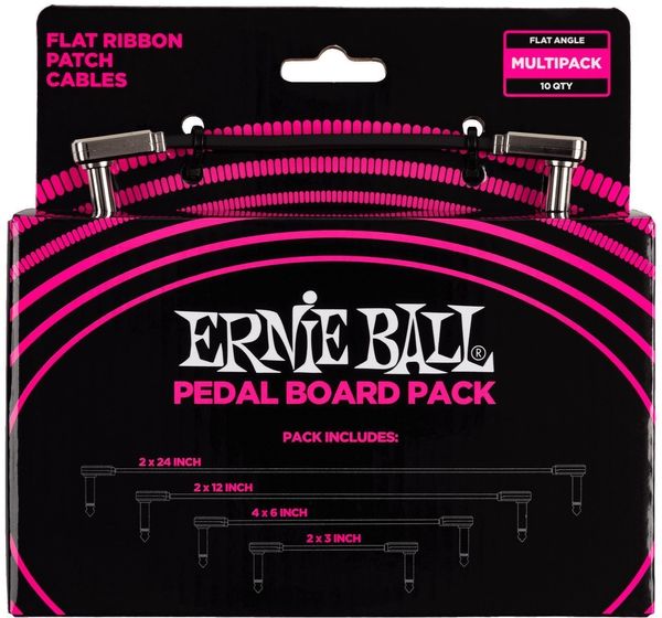 Ernie Ball Ernie Ball P06224 Черeн Ъглов - Ъглов