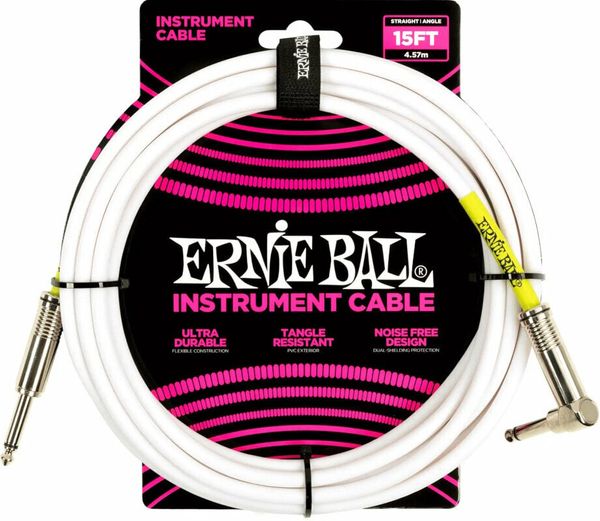 Ernie Ball Ernie Ball P06400 Бял 4,6 m Директен - Ъглов