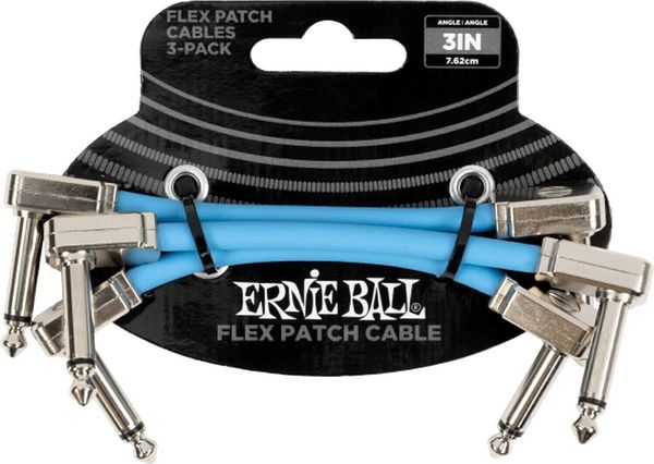 Ernie Ball Ernie Ball Flex 3 Pack 7,62 cm Ъглов - Ъглов Пач кабел
