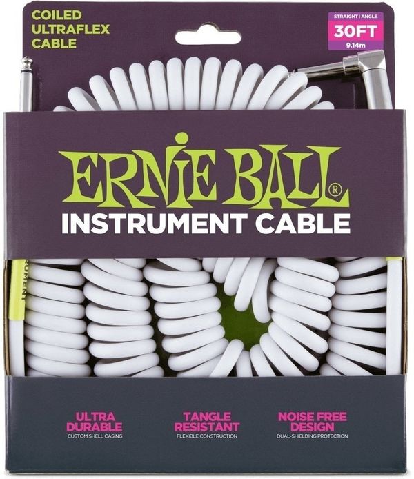 Ernie Ball Ernie Ball P06045 Бял 9 m Директен - Ъглов
