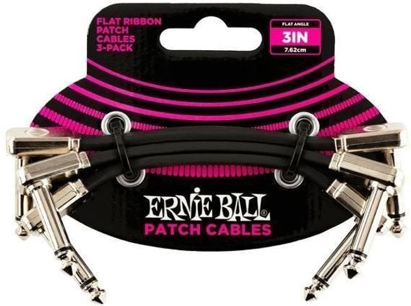 Ernie Ball Ernie Ball P06220 7,5 cm Ъглов - Ъглов Пач кабел