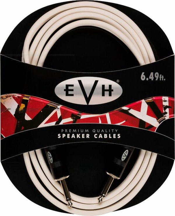 EVH EVH Speaker Cable 6.49FT Бял 2 m