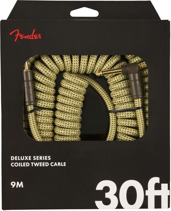 Fender Fender Deluxe Coil Жълт 9 m Директен - Ъглов