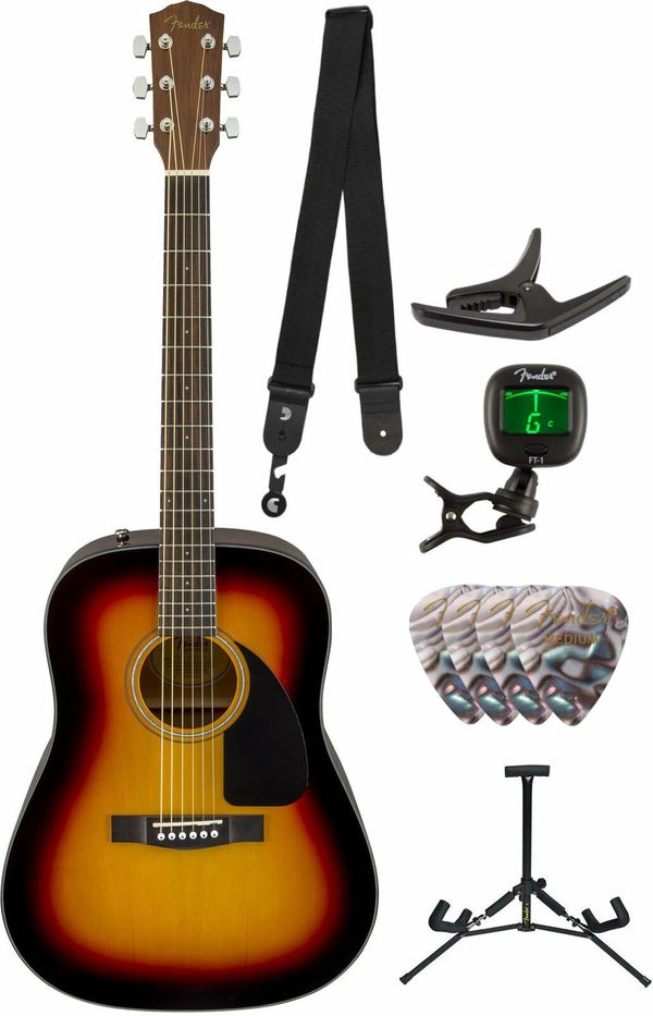 Fender Fender CD-60 SB V3 Deluxe SET Сунбурст