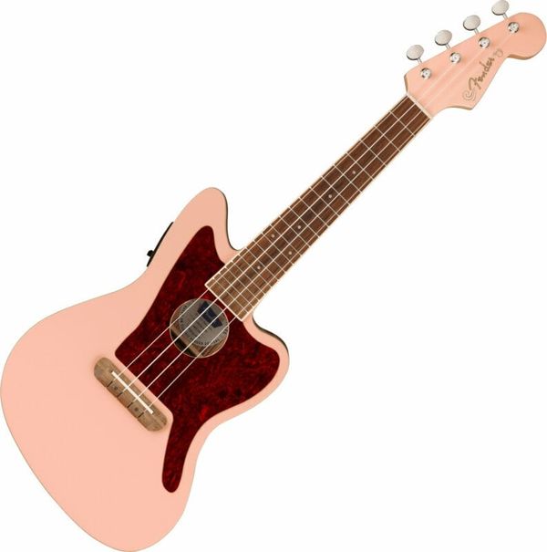 Fender Fender Fullerton Jazzmaster Uke Концертно укулеле Shell Pink