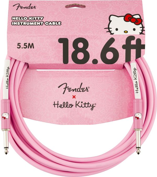 Fender Fender Hello Kitty Instrument 18ft / 5‚49 m Директен - Директен Инструментален кабел