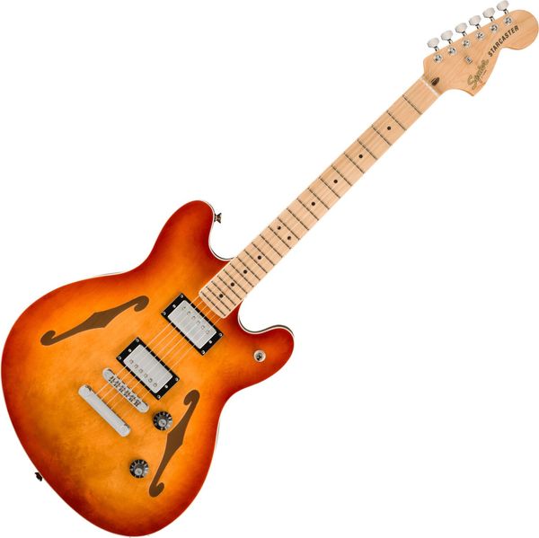 Fender Squier Fender Squier Affinity Series Starcaster Deluxe MN Sienna Sunburst Джаз китара