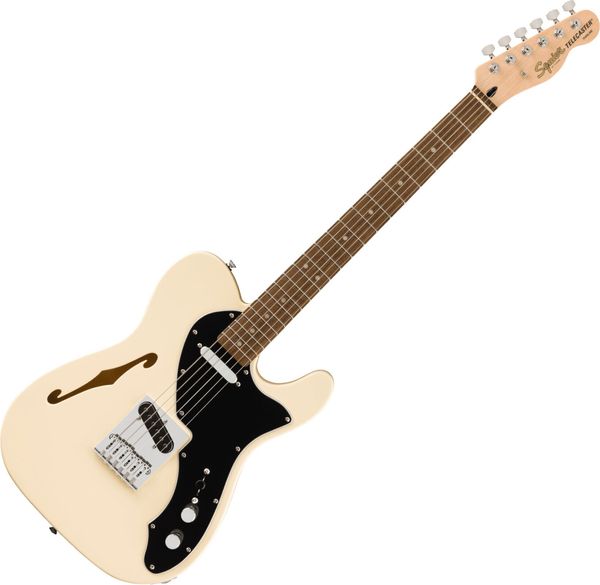 Fender Squier Fender Squier Affinity Series Telecaster Thinline LRL Olympic White Електрическа китара