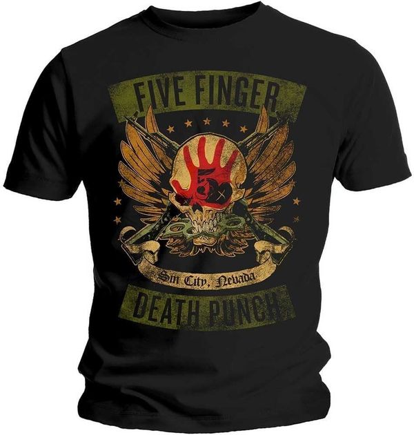 Five Finger Death Punch Five Finger Death Punch Риза Locked & Loaded Unisex Black S