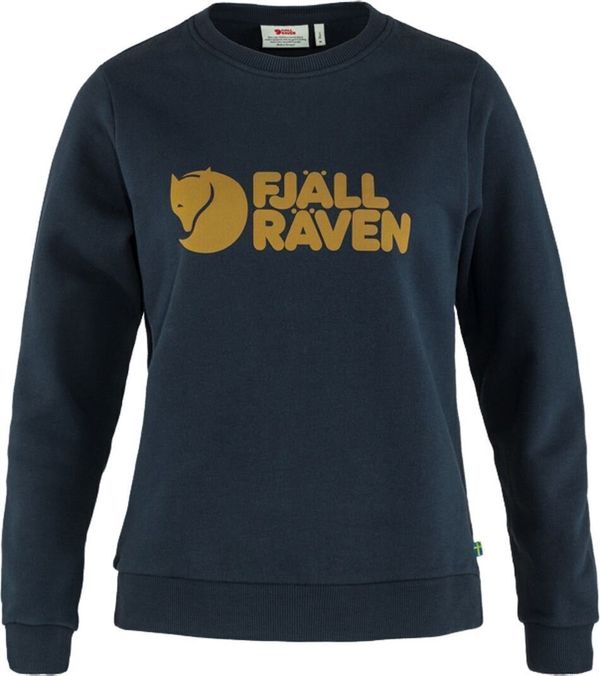 Fjällräven Fjällräven Logo Sweater W Dark Navy/Chestnut S Суичър за открито