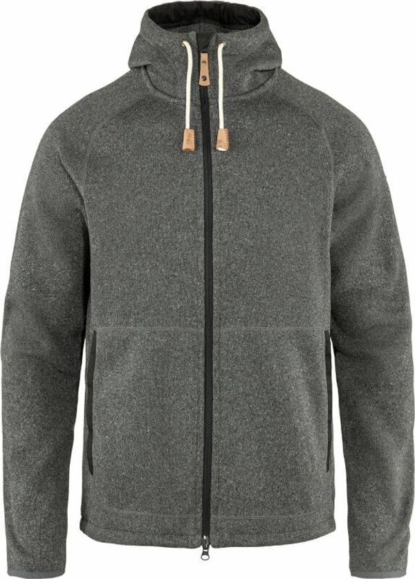 Fjällräven Fjällräven Övik Fleece Hoodie M Dark Grey S Суичър за открито