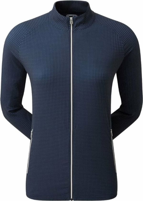 Footjoy Footjoy Houndstooth Print Woven Navy S яке