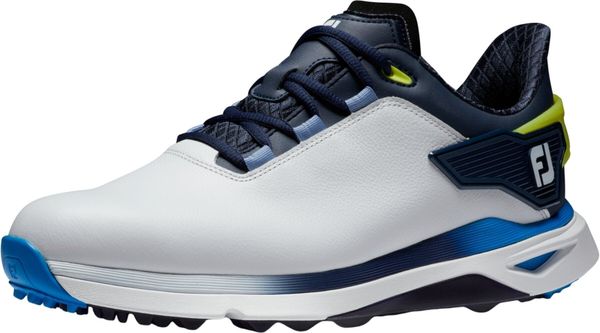 Footjoy Footjoy PRO SLX Mens Golf Shoes White/Navy/Blue 42