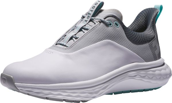 Footjoy Footjoy Quantum Mens Golf Shoes White/White/Grey 44