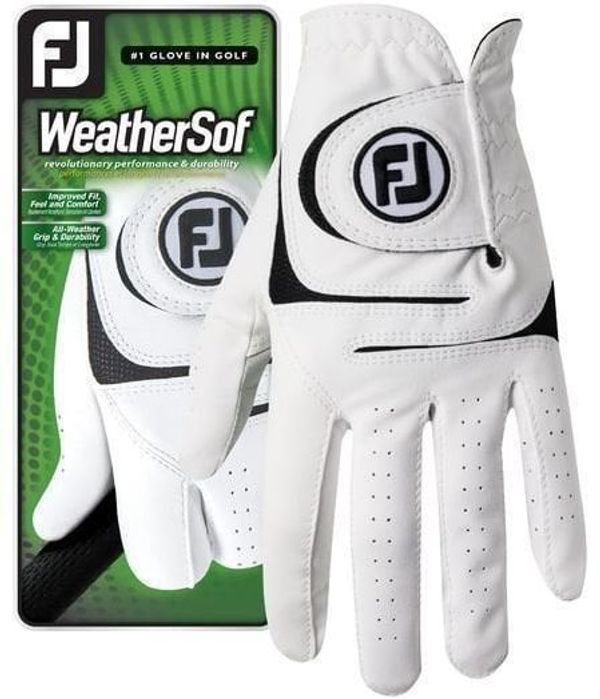 Footjoy Footjoy WeatherSof White Дясна ръка L Мъжки ръкавици