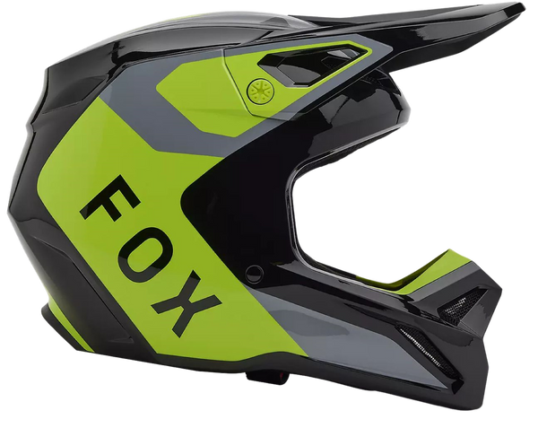 FOX FOX V1 Lean Grey/Yellow S Каска