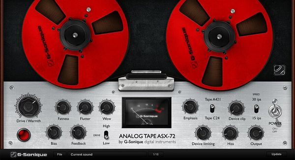 G-Sonique G-Sonique Analog Tape ASX-72 (Дигитален продукт)