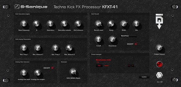 G-Sonique G-Sonique KFXT-41 Techno Kick Processor (Дигитален продукт)