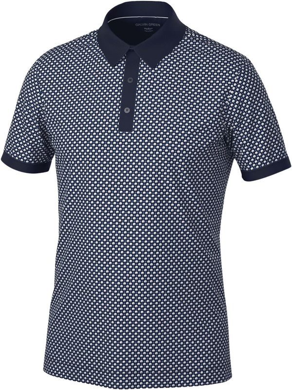 Galvin Green Galvin Green Mate Mens Polo Shirt Cool Grey/Navy 2XL